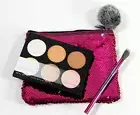 BH Cosmetics Royal Affair Petite Highlight Set with Mirror + Brush + Sequin Bag