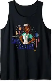 [Disney] Princess Tiana Beignet Baker Goal Getter Tank Top