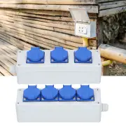 Outdoor Waterproof Socket Box with Switch Wall Power Rainproof Protection