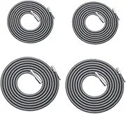 VANZACK 4pcs Chaise Longue Rope Durable Elastic Rope Accessories for Deck Chairs Includes Long Cords Grey Color for Optimal Relaxation