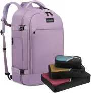 Asenlin Travel Backpack 40L, TSA Friendly Flight Approved Carry-on Luggage Bag A