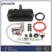 For Train Horn 12V 1 Gal Air Tank 120 Psi Compressor Onboard System Kit