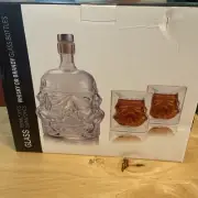 Helmet Wine Bottle Decanter Glass Sets Stormtrooper Whiskey Set