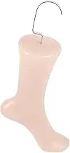 MAGICLULU Female Foot Display Model with Hook Plastic Sock Mannequin for Women Shoes Booties Socks for Shop Display Easy to Use Skin Tone