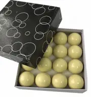 BOX Pool Snooker Billiards Table White Cue Balls Professional 16 x 2 & 1/16 inch