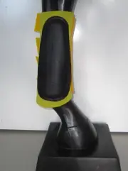 Horse Splint or Brush Boots Yellow, Black & Yellow AUSTRALIAN Choose your size
