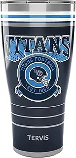 Tervis Traveler NFL Tennessee Titans - Vintage Triple Walled Insulated Tumbler Travel Cup Keeps Drinks Cold & Hot, 30oz, Stainless Steel