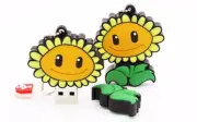 2.0 16gb 32gb 64gb Yellow Sunflower Plants Vs Zombies USB Flash Thumb Drive