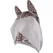 Cashel Crusader Fly Mask Standard w/Ears Weanling/Small Pony- Leopard