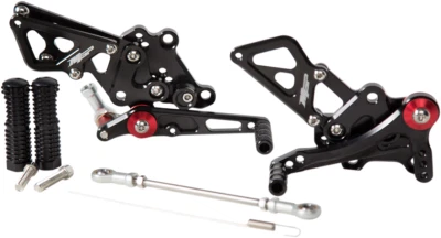 MGP - 51303-2500 Rearset Black Kawasaki EX300 Ninja 300R ABS