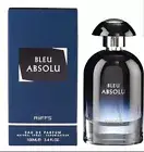 NEW RIIFFS BLEU ABSOLU PERFUME FOR MEN 3.4OZ/100ML EDP 100% AUTHENTIC