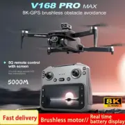 2025 V168 Pro MAX GPS Drone 8K Professional HD Camera 5G WIFI FPV 360° Obstacle
