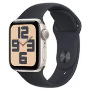 Apple Watch SE 40mm Starlight Aluminium Case GPS 2023 (M/L) [~Renewed]