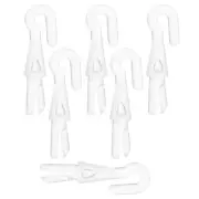 6 Pcs Vertical Blinds Replacement Club Hook Window Plastic Wand Tips