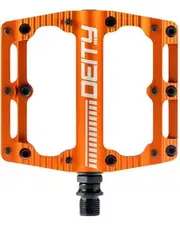 Deity Black Kat Flat Alloy MTB Pedals Orange