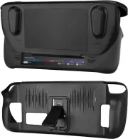 Kickstand Case Compatible with Steam Deck, TPU Cover Protector with Stand Base,