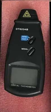 Digital Tachometer ~ DT6234B Non-Contact RPM Motor Meter