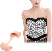 Silicone Shoulder Pads Anti-Slip Shoulder Push-up Pads Reusable Invisible Enhancer Shoulder Pads