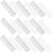 COHEALI 60pcs Label Holders Waterproof Pantry Labels for Basket Wire Shelf Office Warehouse Bookshelf