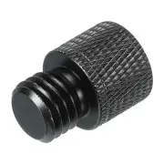 Mic Stand Adapter 3/8 Female to M12 Male Camera Screw Thread Adapter Black