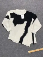 Aje Intarsia Knit Jumper Alpaca Wool NEW W TAGS Sweater Size Large $225 MSRP