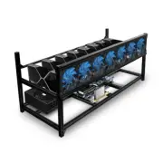Kingwin Miner Rig Case W/6 or 8 GPU Mining Stackable Frame Expert Crypto Mining