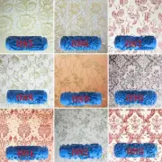 5inch Embossed Paint Roller Wall Texture Stencil Brush Floral Pattern Decoration