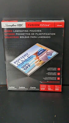 Swingline GBC Fusion Laminating Pouches 10 mil 11.5"x9" Box of 50 3200599