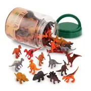 Terra by Battat – 60 Pcs Dinosaur Figures – Assorted Plastic Mini Animal Figu...