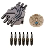 Distributor Rotor Cap & Spark Plugs Kit ACDelco For Oldsmobile Bravada V6 4.3L
