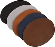 10 Pieces 5 Colors Elbow Knee Patches, Iron On Patch Clothing Accessories Oval Shape PU Leather Patch Repair, Oval Shape PU Leather Patch for Clothing Trousers Bags DIY(12.8 * 9.6CM)