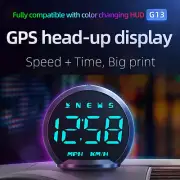 Car HUD GPS Speedometer Digital Head Up Display MPH KMH Compass Overspeed Alarm (for: Porsche)