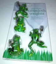New In Package Boston Warehouse Tablecloth Weights Clip-On Set Of 4 2002