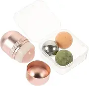 FOYTOKI 1 Set Jade Facial Massage Roller Jade Ball Massager for Skin Care Aging Wrinkle Reduction Promotes Suitable for Face Neck Body Care