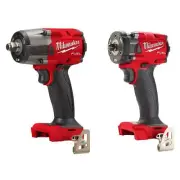 Milwaukee Cordless Mid Torque 18V 1/2" Impact Wrench+3/8" Wrench W/Friction Ring