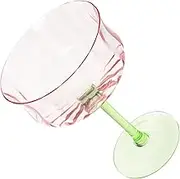 GREENADSCAPE Gradient Glass Cocktail Goblet Creative Vintage Drinking Cup for Parties Versatile Design for Cocktails Beverages Stylish Wine Accessory