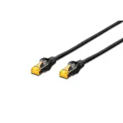 Digitus DK-1644-A-010/BL Cat6A S-FTP Patch Lead - 1m - Black [DK-1644-A-010/BL]