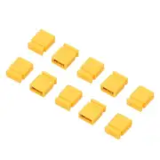 2.54mm Closed Short Circuit Cap Jumper Cap Blocks Connector, Yellow 40pcs