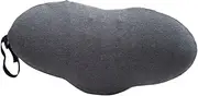 Healeved 1pc Lumbar Cushion Sleeping Ergonomic Pillow Back Camp Pillows Pillow Airplane Removable Cover Flocked Fabric Neck Cervical Pillow Throw Pillow Covers Memory Foam Dark Grey