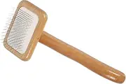 Dog Grooming Hair Brush Fine Tooth Wooden Comb Natural Detangler Comb for Poodle and