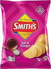 Smith's Salt & Vinegar Crinkle Potato Chips 170 g
