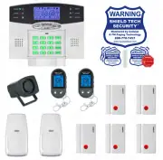 WIRELESS HOME SECURITY SYSTEM LCD BURGLAR HOUSE ALARM VOIP PHONE LINE DIALER GR