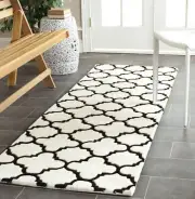 Safavieh Chatham IVORY / BLACK 2'-3" X 9' Runner - CHT717A-29
