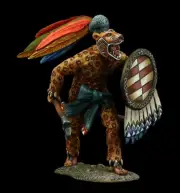 Tin soldier Museum (TOP) Aztec Jaguar warrior, XIV-XVI cc. New World