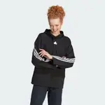 【ADIDAS】W FI 3S HOODIE 連帽上衣 女 黑色-II8096