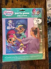 Shimmer and Shine PARTY GAME POSTER ~ Birthday Supplies Decoration Activity New