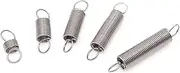 Compression Spring 10Pcs Steel Dual Hook Small Tension Spring Wire Dia 0.5mm Outer Dia 6mm Length 20-50mm, Sturdy Multipurpose (Length : 30mm) ( Size : 45mm )