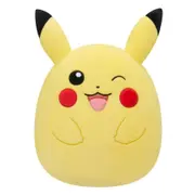 Squishmallows Pokemon Winking Pikachu Plush 10"