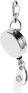DOITOOL 2Pcs Portable Retractable Badge Clips Employee Id Card Holders Work Accessories for Doctors Nurses Teachers and More