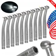 10* Dental Fiber Optic LED High Speed Turbine Handpiece E-generator 2HOLES B2